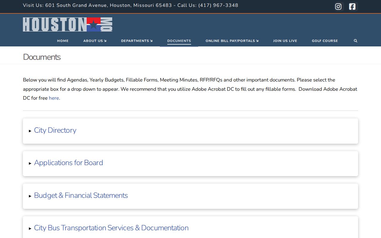 Houston Missouri Sunshine Request page for recent arrest records in Texas County